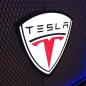 Preview: Tesla Logo Led Leuchtwerbung schildförmig
