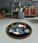 Preview: Bmw vintage logo motorbike round carpet!