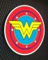 Preview: Wonderwoman Led wall decoration round