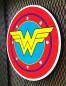 Preview: Wonderwoman Led wall decoration round