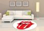 Preview: Rolling Stones Logo round carpet!