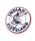 Preview: Cleveland Guardians Art Design rundes spezial Glasbild!