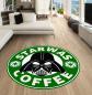 Preview: Starbucks Starwas Darth Vader round carpet!