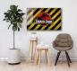 Preview: Jurassic Park Art Design rechteckiges spezial Glasbild!