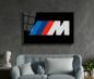 Preview: Bmw Mpower Art Design rectangular special Glass Picture!