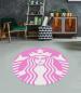 Preview: Starbucks Coffee Pink round carpet!