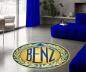Preview: Mercedes Vintage Logo round carpet!