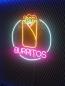 Preview: Mexican Food Burritos Neon Led Werbeleuchte für ihr Restaurant!