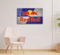 Preview: Red Bull Art Design rectangular special Glass Picture!