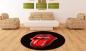 Preview: Rolling Stones Logo round carpet!