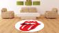 Preview: Rolling Stones Logo round carpet!