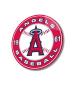 Preview: Los Angeles Angels Art Design rundes spezial Glasbild!
