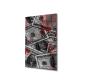 Preview: Bloody Dollars Art Design rechteckiges spezial Glasbild!