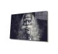 Preview: Indian old man Art Design rectangular special Glass Picture!