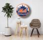 Preview: New York Mets Art Design rundes spezial Glasbild!