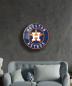 Preview: Houston Astros Art Design rundes spezial Glasbild!
