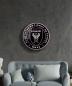 Preview: Club Internacional de Fútbol Miami Art Design rundes spezial Glasbild!
