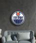 Preview: Oilers Art Design rundes spezial Glasbild!