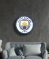 Preview: Manchester City FC Art Design round special Glass Picture!