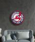 Preview: Cleveland Guardians Art Design rundes spezial Glasbild!