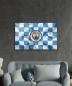 Preview: Manchester City FC Art Design rectangular special Glass Picture!