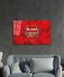 Preview: Arsenal FC Art Design rectangular special Glass Picture!