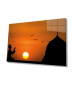 Preview: Praying human Art Design rectangular special Glass Picture!