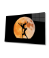 Preview: Ballet auf dem Mond Art Design rechteckiges spezial Glasbild!