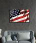 Preview: American flag  Art Design rectangular special Glass Picture!