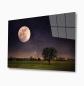 Preview: Der Mond Art Design rechteckiges spezial Glasbild!