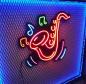 Preview: Saxophone Neon Led Werbeleuchte für ihr Restaurant, Fastfoodladen!