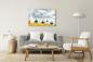 Preview: Goldene Gazellen Art Design rectangular special Glass Picture!