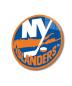 Preview: New York Islanders Art Design rundes spezial Glasbild!
