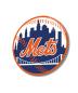 Preview: New York Mets Art Design rundes spezial Glasbild!