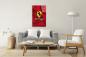 Preview: Ferrari Art Design rectangular special Glass Picture!