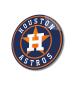 Preview: Houston Astros Art Design rundes spezial Glasbild!