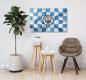 Preview: Manchester City FC Art Design rectangular special Glass Picture!