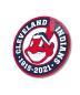 Preview: Cleveland Guardians Art Design rundes spezial Glasbild!