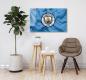 Preview: Manchester City FC Art Design rectangular special Glass Picture!