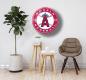 Preview: Los Angeles Angels Art Design rundes spezial Glasbild!