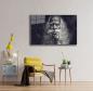 Preview: Indian old man Art Design rectangular special Glass Picture!