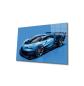 Preview: Bugatti Veyron Art Design rectangular special Glass Picture!