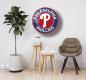 Preview: Philadelphia Phillies Art Design rundes spezial Glasbild!