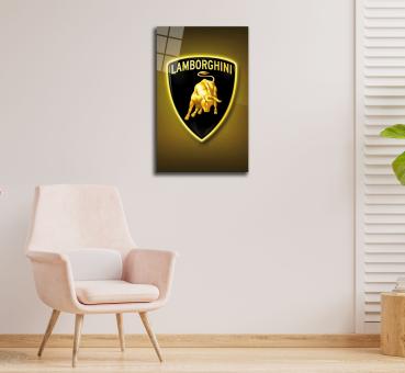 Lamborghini Art Design rectangular special Glass Picture!