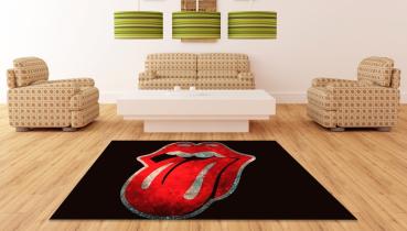 Rolling Stones rectangular carpet!