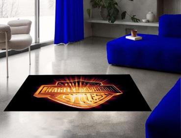 Harley Davidson rectangular carpet!