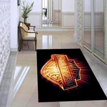 Harley Davidson rectangular carpet!