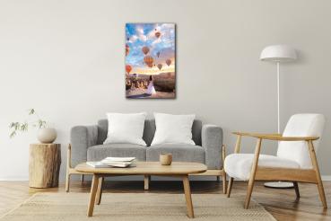 Kappadokien Art Design rechteckiges spezial Glasbild!