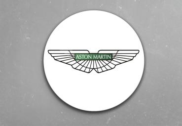 Aston Martin Art Design round special Glass Picture!