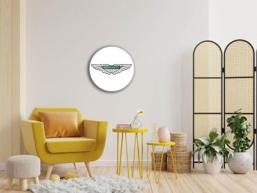 Aston Martin Art Design round special Glass Picture!